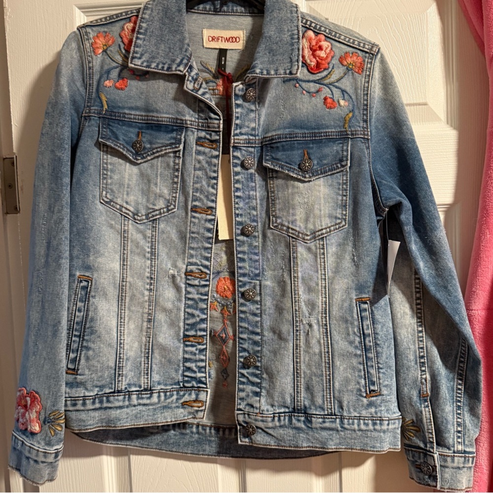 Driftwood Floral Jean Jacket